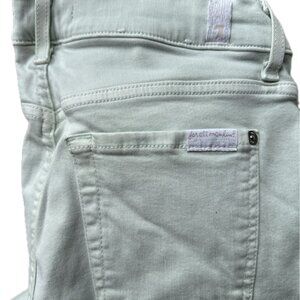 7 for all mankind jeans in mint green (light colored) size 29